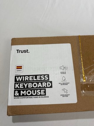Pack Teclado y Ratón Inalámbrico Trust QWERTY
