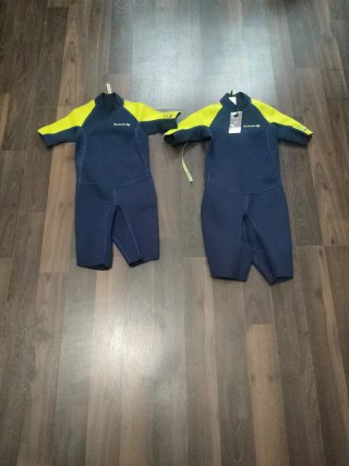 Traje Neopreno Olaian Azul/Amarillo