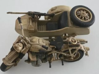 Maqueta Moto BMW R75 Sidecar Militar 1941 Pocher