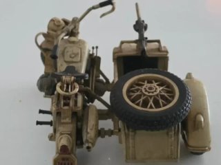 Maqueta Moto BMW R75 Sidecar Militar 1941 Pocher