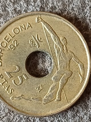 Moneda conmemorativa 25 Pesetas Juan Carlos I 1990