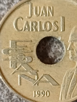 Moneda conmemorativa 25 Pesetas Juan Carlos I 1990