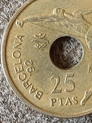 Moneda conmemorativa 25 Pesetas Juan Carlos I 1990