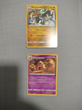 Carte Pokémon Holo varie espansioni