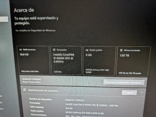 PC Gaming NVIDIA 1660 SUPER 6GB + 16GB RAM