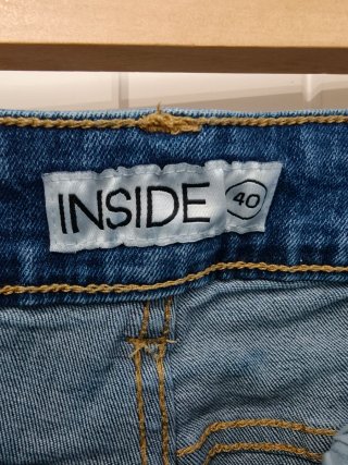 Pantalón corto vaquero hombre Inside