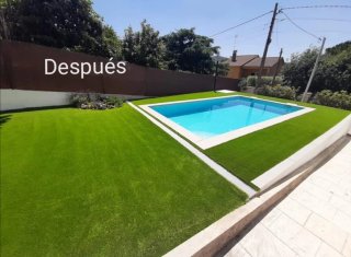Césped artificial y jardinería
