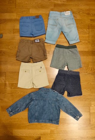 Lote 6 pantalones cortos + regalo cazadora vaquera