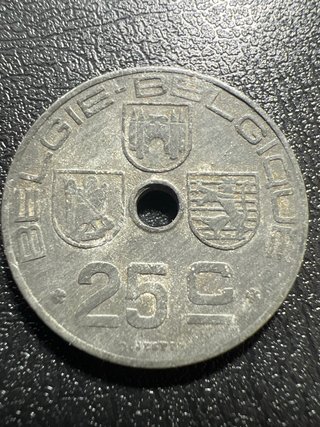 Moneda Antigua Bélgica 1912 Alberto I