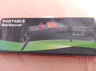 Parrilla Portátil BBQ Metal Negra