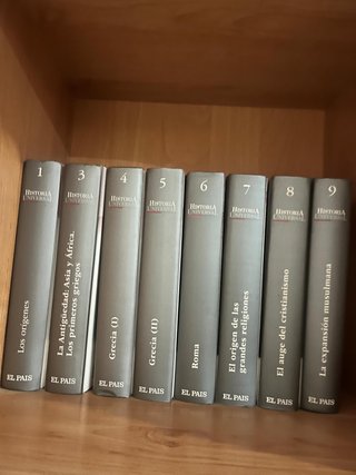 Historia universal 23 tomos. Atlas Diccionarios