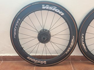 Ruedas Visión Metron 55 Tubular muy ligeras