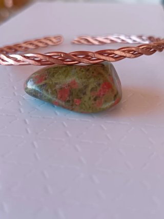 Pulsera de cobre 100 % trenzado
