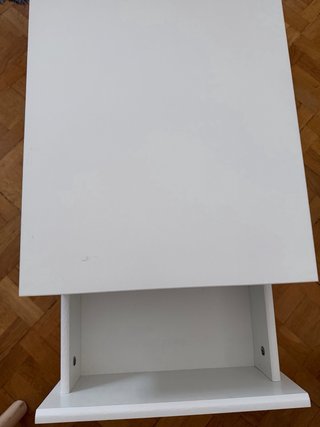 Cómoda IKEA 2 cajones beige/blanca