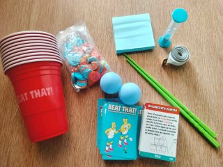 Beat That! Juego de mesa pruebas locas