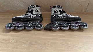 Patines en línea + Casco + Protectores + Bolsa