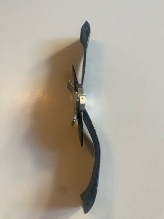 Cinturino Pelle per Cartier Santos 100 Nero 23mm