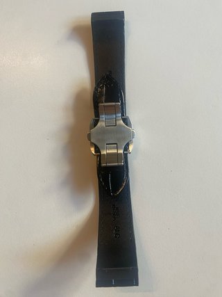 Cinturino Pelle per Cartier Santos 100 Nero 23mm