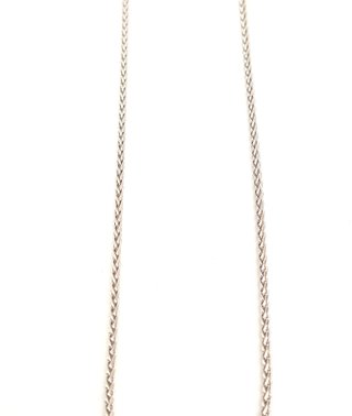Cadena Espiga de oro blanco 18k, 4.89 g, 42.5 cm.