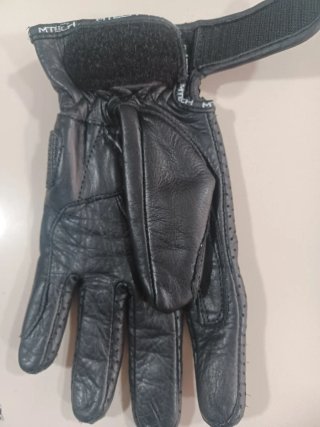 Guantes de Moto MTech Cuero Negros ( Nuevos )