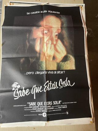 carteles originales de películas años 80/90