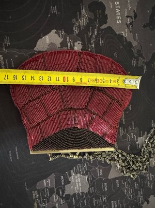 Bolso de mano vintage con cierre de boquilla