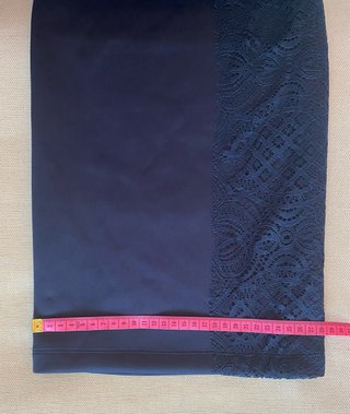 Pantalón deportivo Anna Field azul con encaje