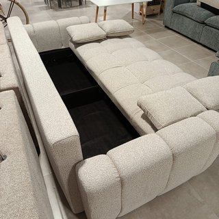 Sofá Cama Beige 235cm