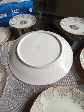 Set piatti vintage porcellana