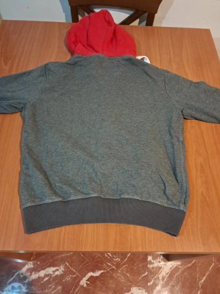 Chaqueta Motul Gris y Roja