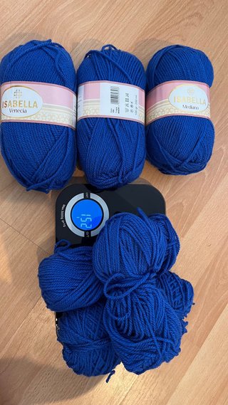 Lote de lanas varios colores