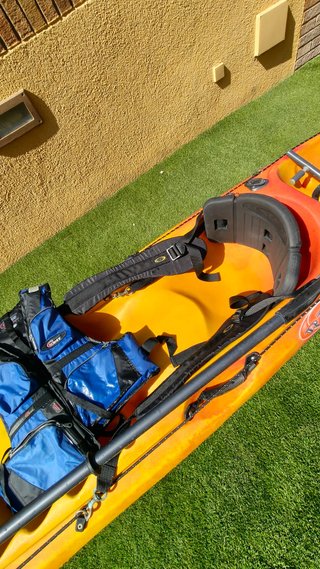 Kayak RTM Tempo pesca con ruedas