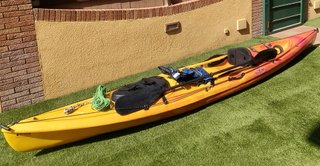 Kayak RTM Tempo pesca con ruedas