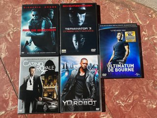 Pack 5 Películas DVD Acción