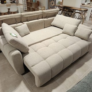 Sofá Cama Beige 235cm