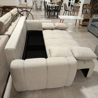 Sofá Cama Beige 235cm