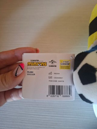 Peluche Minion nuovo con cartellino