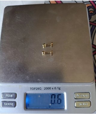 Pendientes oro 18k bebé El Corte Inglés