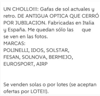 GAFAS DE SOL