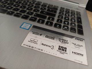 MSI Gaming Laptop i7 8th Gen GTX 1050 Ti