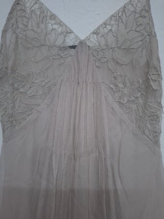 Vestido de verano beige talla S