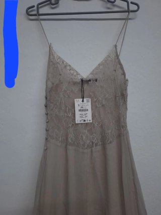 Vestido de verano beige talla S