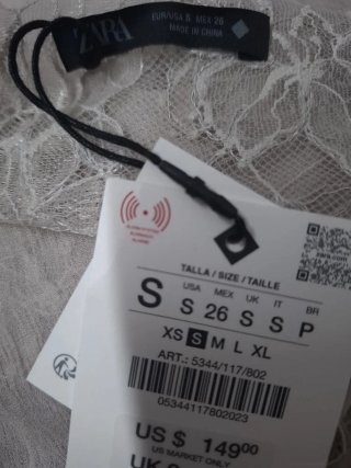 Vestido de verano beige talla S
