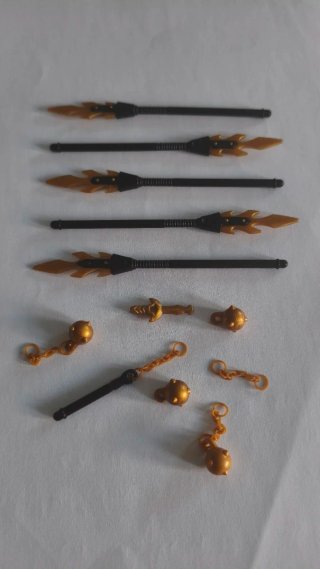 Playmobil Accesorios Dorados oro II