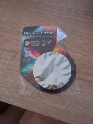 Filtro Solar Helioclipse ISO 12312-2
