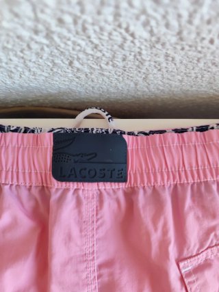 Bañador Lacoste Rosa Hombre