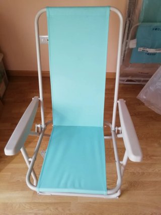 Sillas plegables Ikea color turquesa