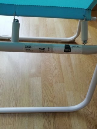 Sillas plegables Ikea color turquesa