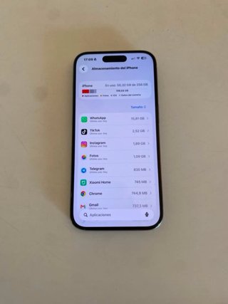 iPhone 15 Pro 256GB Titanio