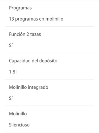 Cafetera DeLonghi Magnífica S Automática